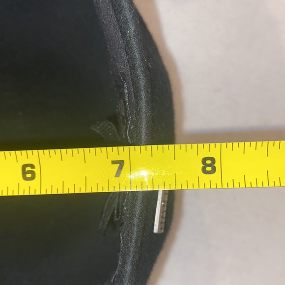 Stetson men’s black wool flat cap size medium - Picture 6 of 8